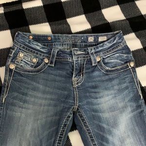 Miss me boot cut jeans size 25